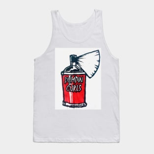 Pumpin Curls Grafitti Spray Can Tank Top